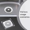 2Pcs Floor Drain Hair Capture Prevent Blockage Shower Bathtub Sink Compact Design Sink Strainer Fine Mesh Drain Protector