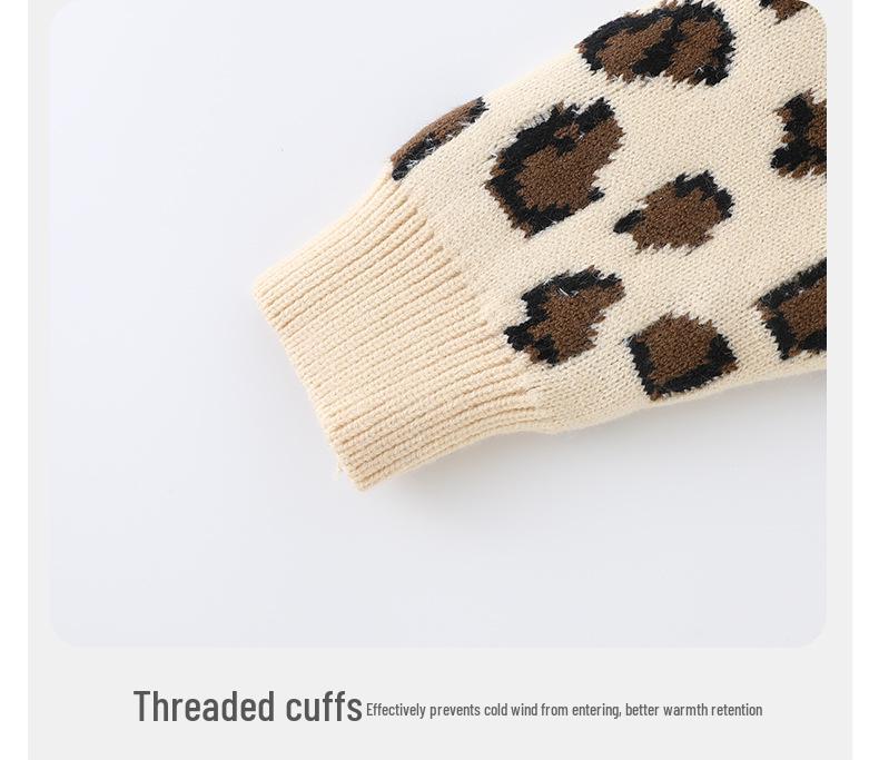 DUUDUU Unisex Baby Toddler Knit Sweater - Korean Style Autumn/Winter 2025