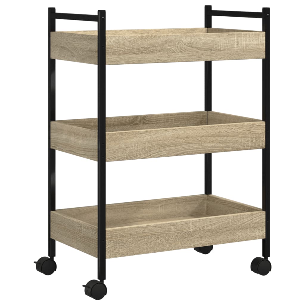 Kitchen Trolley Sonoma Oak 50x30x70 cm Particleboard