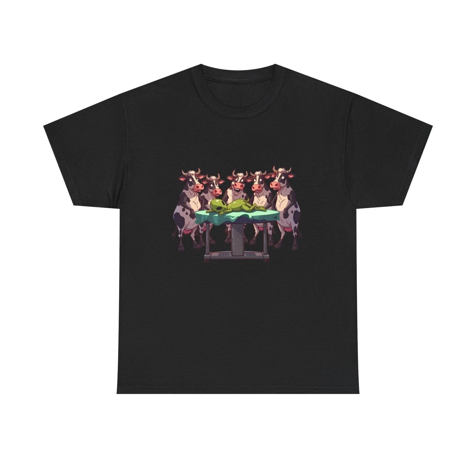 Cows Alien Abduction Probing Children s Children s T Children s T-shirt | Barnyard Farm Animal Illustration 160