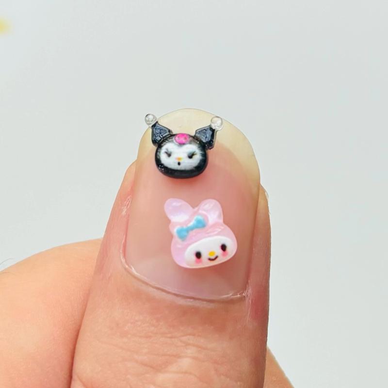 100Pcs New Cute Resin Cartoon Animal Series Flat Back Ornament Jewelry Making Manicure Hairwear Accessories A39