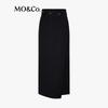MO&Co. Women's 100% Wool A-Line Long Skirt