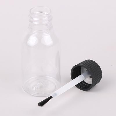5/10/15/20/30Ml Plastik Yeniden Doldurulabilir Boş Oje Şişeleri Sızdırmaz Saklama Kavanozları Fırça Kapaklı Sıvı Boş Şişe Kendin Yap El Sanatları