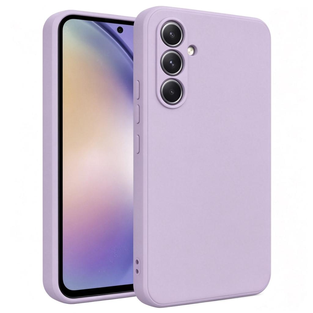 Noble Fashion Solid Colour Shockproof Protective Liquid Silicone Phone Case For Samsung Galaxy A15 5G/4G