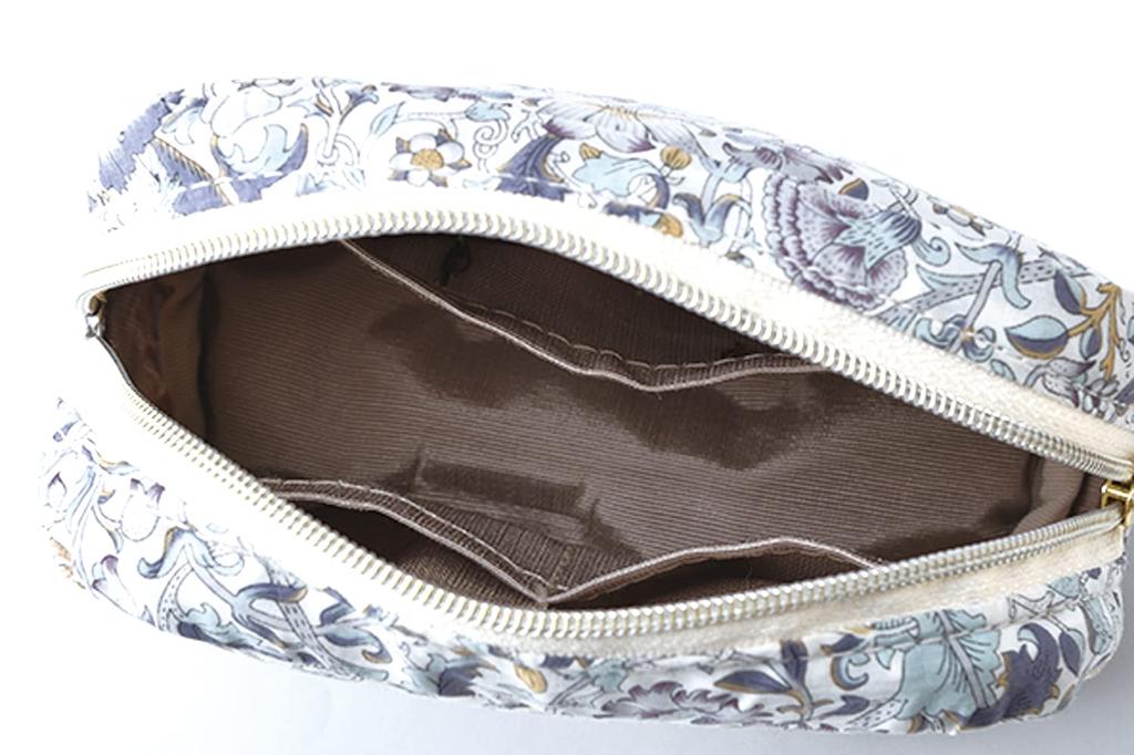 DDintex FLORET LONDON Square Tissue Queen Hera 13 x 5 x 10 cm Pouch, Green, [Liberty Print]