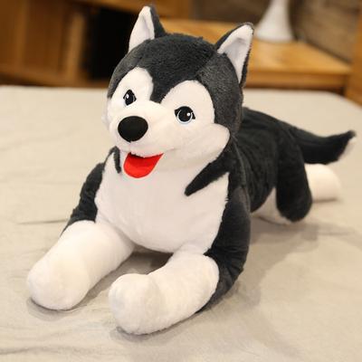 1pc 68cm Kawaii Husky Soft Plush Dog Dolls Stuffed Animal Kids Toys Simulation Husky Christmas Gifts Birthday Brinquedos