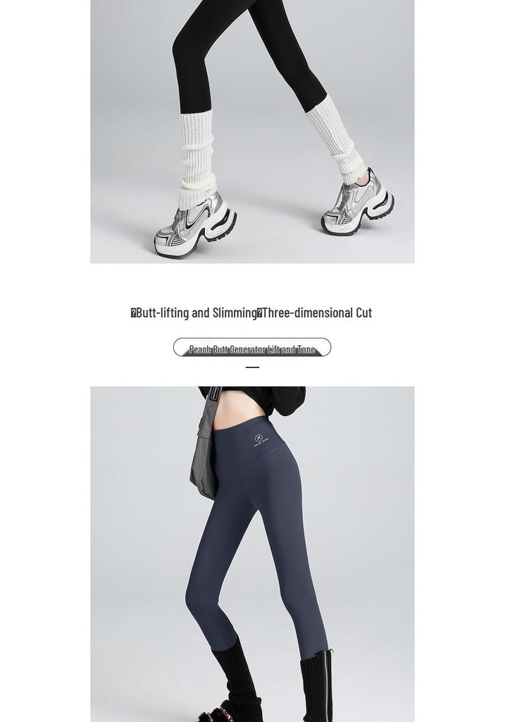 Women's Tummy Control Black Summer Yoga Pants, New Style, Wearable Outdoors, 2025 Edition