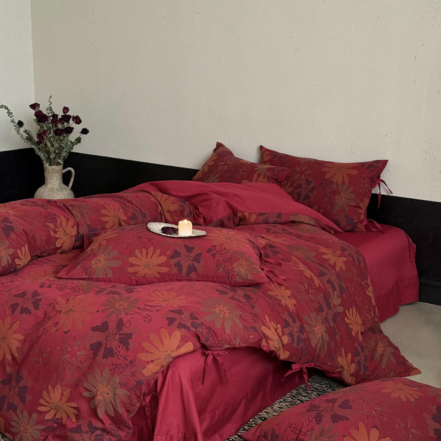 Svetanya Egyptian Cotton Bedding Set Embroidery Jacquard Duvet Cover Sets Sheet Pillowcases Underwear Bedlinen Flat sheet Set&Queen