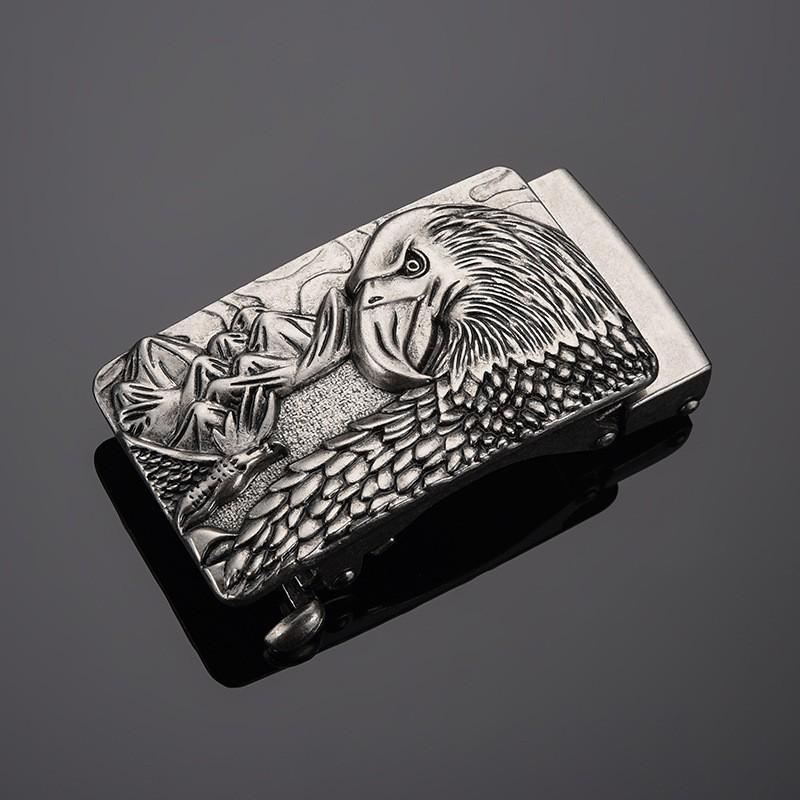 

Чоловічий ретро-шкіряний ремінь з автоматичною пряжкою зі сплаву китайського дракона