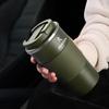 2026 Heißer Autoaufkleber Tasse Edelstahl Kaffeetasse Heiße Tasse Auto Thermoskanne Reise Für Peugeot 206 106 205 2008 301 307 308 300