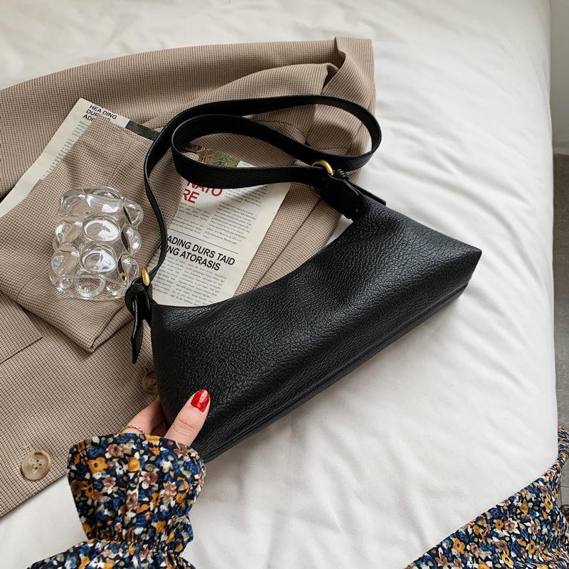 

Модная сумка подмышку, ощущение высокого класса, на плечо, женская сумка, простая сумка кроссбоди, универсальная чёрный