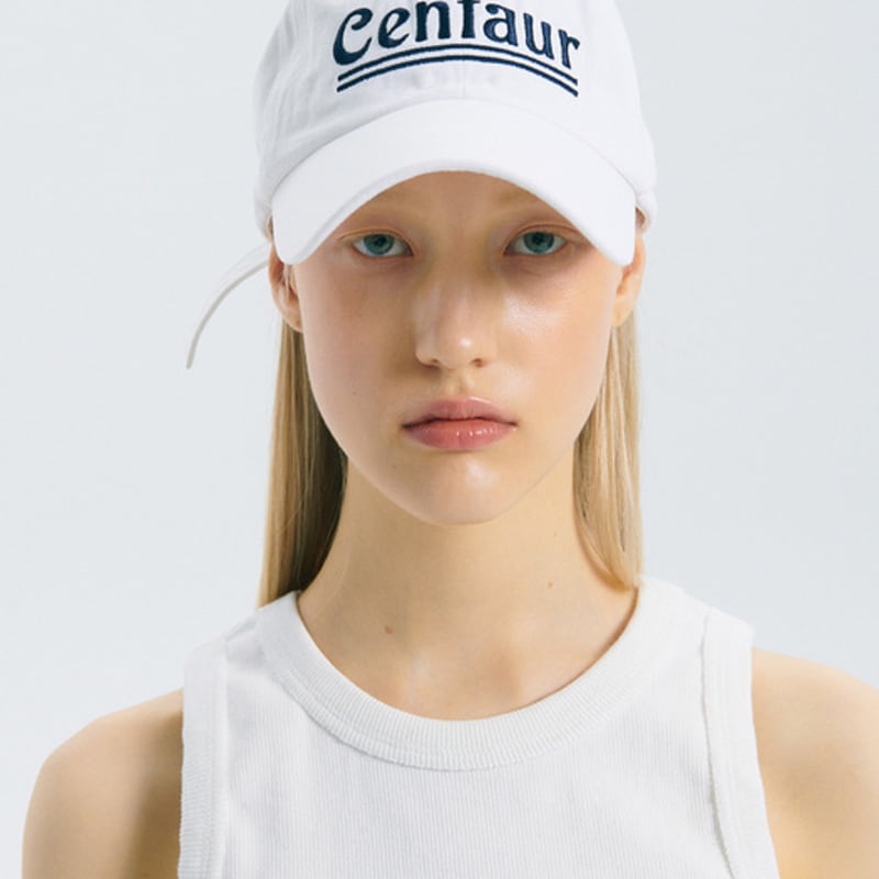 CENTAUR.KR CENTAUR BALL CAP_WHITE