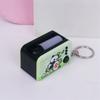 Interactive LED Keyring For Evening Key Finding And Finger Exercise Shatterproof Plastic Construction Keychain