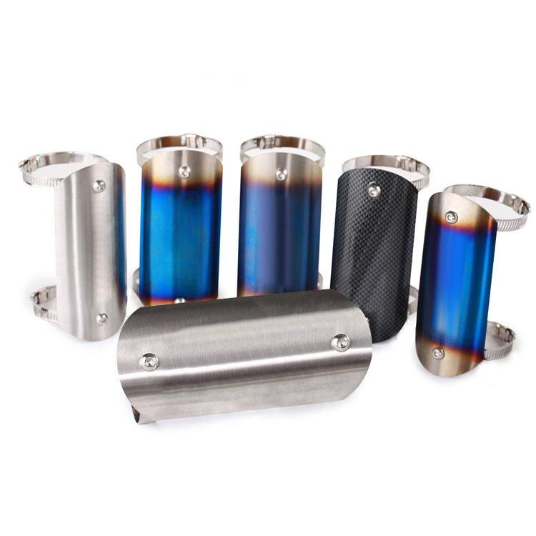 Universal Motorcycle Sc Exhaust Heat Shield Cover Muffler Link Pipe Protector Guard Anti-scalding Cover For Z900 Z400 R3 R25