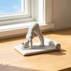 3D-gedruckte Yoga-Pose-Figur, Universeller Handyhalter-Ständer, Schreibtisch-Dekoration für Zuhause und Büro