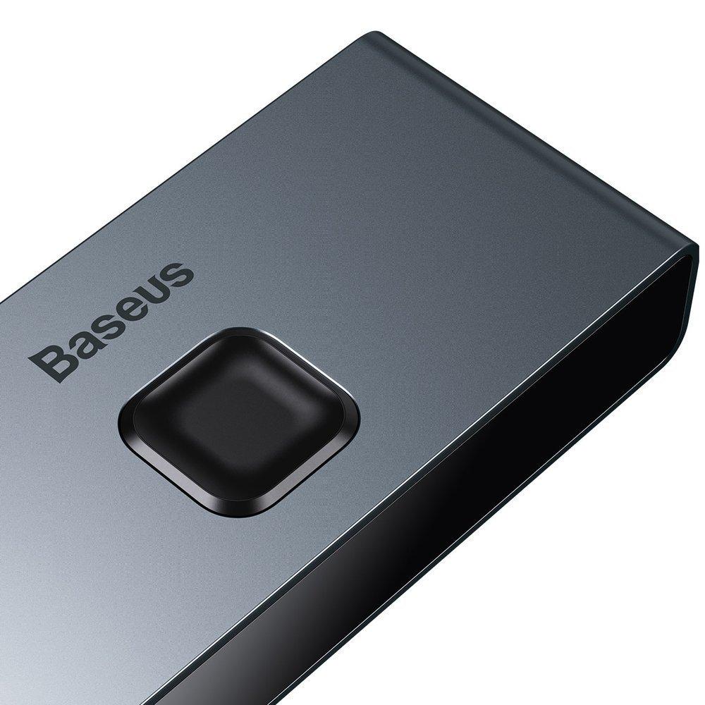 HDMI splitter switch 2x HDMI 4K 30 Hz bidirectional gray