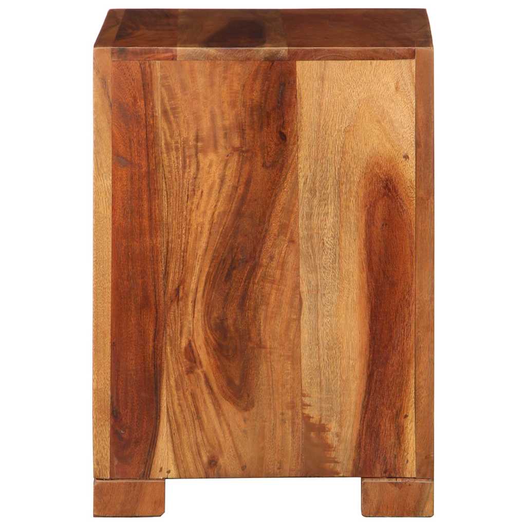 Side Table 37 X 29 X 40 Cm Solid Acacia Wood