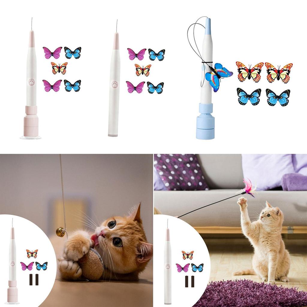 Cat Teaser Toy Automatic Rotating Butterfly Exercise Flying Gift Funny Electric Puzzle