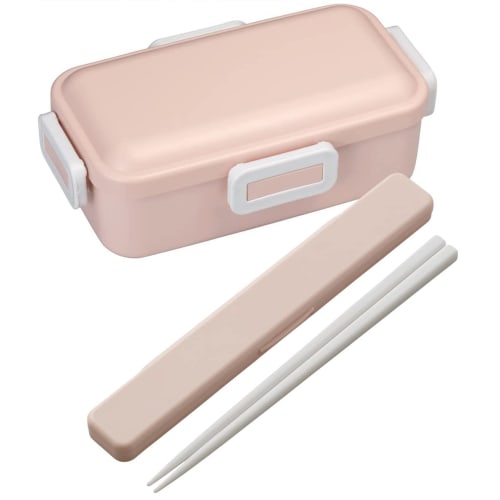 Skater Chopsticks and Chopstick Case Set, 18cm, Antibacterial, Dull Pink, Made in Japan, ABC3AG-A