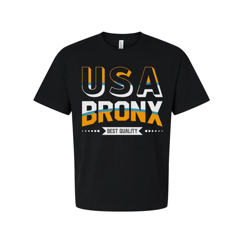 USA Bronx Graphic T Shirt Unisex Urban Style Tee Best Quality Cotton Tee For Men