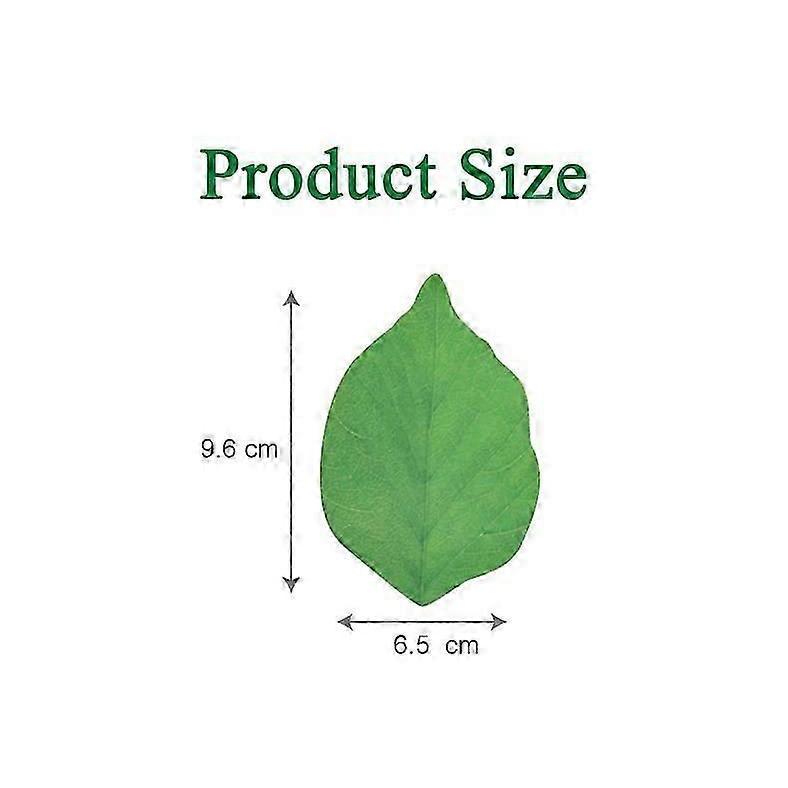 200 Sheets Green Leaf Sticky Notes & Scratch Stickers