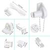 Venetian Blinds Sun BlockingsCurtains Roller Blind Shutter Control Head Controller Beaded Chain Mounting Bracket 9 Pack