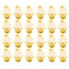 24 Pcs Crown Wedding Candy Gauze Bag Decorations Gold Gift Boxes Gifts Drawstring Bags Party
