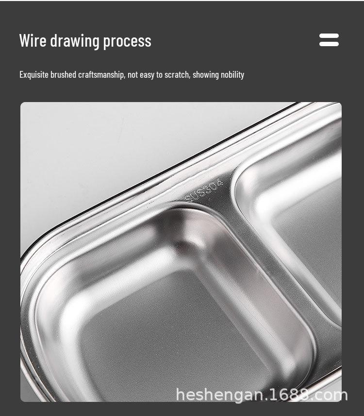 Korean-Style Gold 304 Stainless Steel Divided Dipping Dish for Sauces and Condiments, Available In Two or Three Compartments