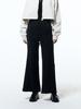HAUS072C Wool Wide Pants Black