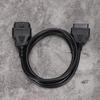 Gorgeri Diagnostic Connector, 1.5m/4.9ft OBD2 16Pin Male To Female Extension Cable Diagnostic Adapter Connector