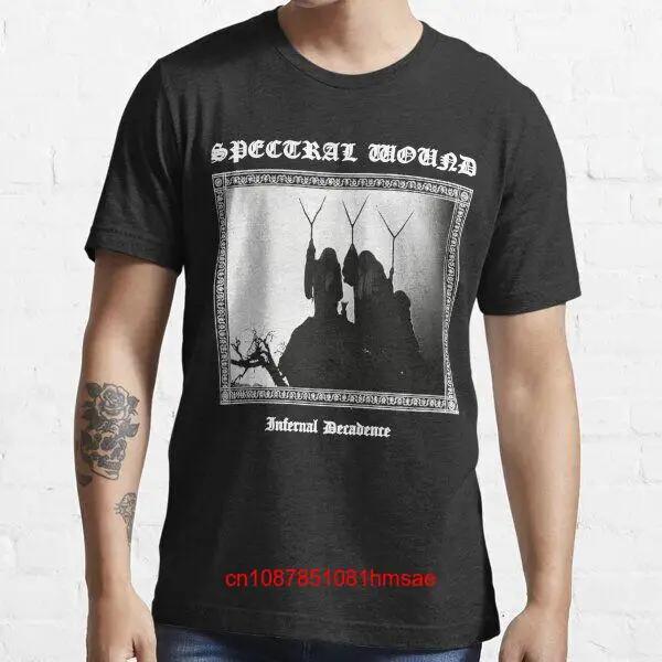 Spectral Wound Адское Упадочное Классическая Базовая Футболка С Длинным или Коротким Рукавом - Мужская Летняя Хлопковая Футболка с Принтом S разноцветный