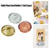 Diamond 5pcs Acrylic Table Place Card Holder Crystal Wedding Desktop Decoration