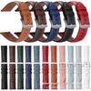 Compatible Leather Watch Band for Samsung S1, Huawei GT/GT2/GT3, Apple iWatch with Pin Buckle