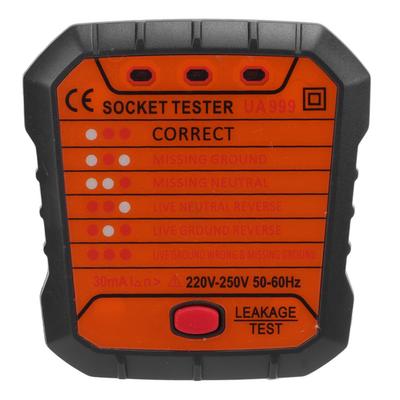 Socket Tester Multifunction Electric Socket Tester Mains Fault Checker Tool for Office Socket Electricity MaintenanceEU