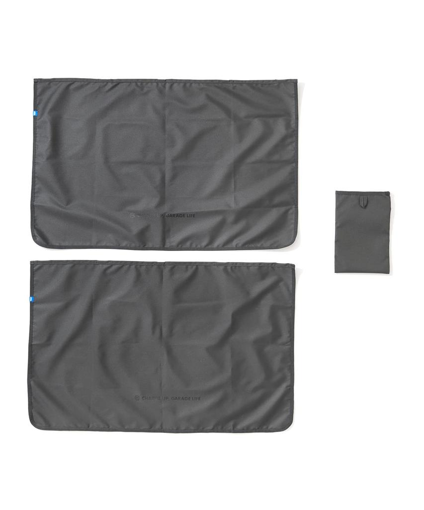 GORDON MILLER Cordura Magnetic Car Curtain, Dark Gray, 1709735