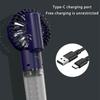 Multifuntional Handheld Fan 1200mAh Quiet Powerful Portable Cooling ABS Texture White For Travel Office Outdoor