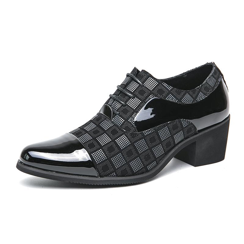 Luxury Brand Banquet Pointed Dress Shoes Men's Height Increasing Shoes Hot Selling Red Men's Groom Wedding Shoes Free Delivery