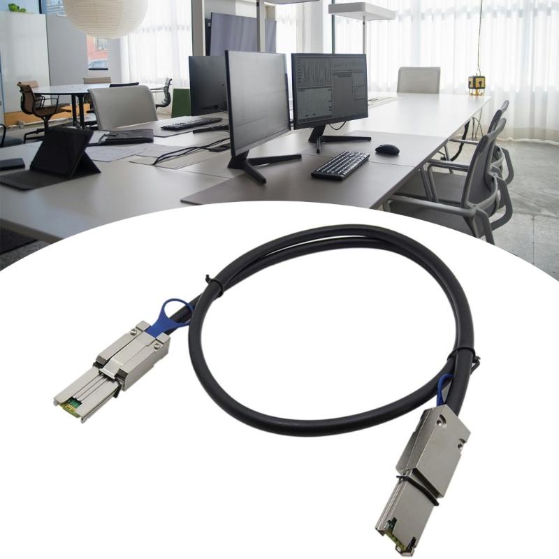 Mini 26Pin Hybrids Cable SFF-8088 To SFF-8088 Cable Easy Installation 1m 6Gbps SAS2.0 Cable for Raids Systems