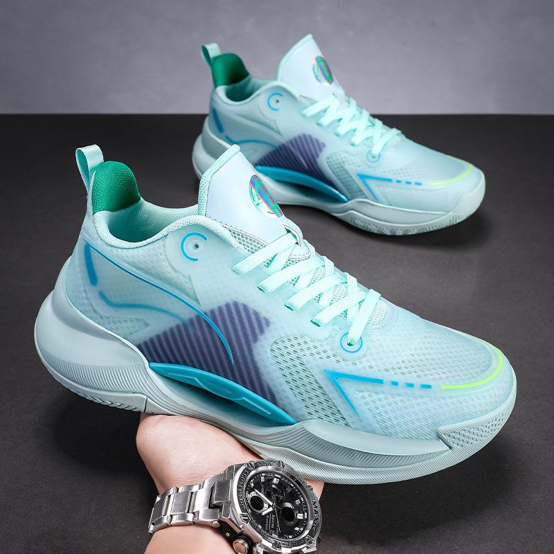 2026 Men's Lightweight Mesh Basketball Shoes - Breathable, Shock Absorption, and Perfect for Running