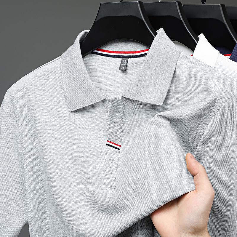 Men's Polo Shirt Lapel T-Shirt High End Quality Short Sleeve Summer Fashion Business Leisure Menswear Top