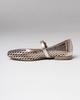 Perforated Ballet Flats Krula 2402855 36 Golden Leather