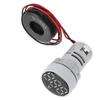 Digital Current Meter Crystal Panel Ammeter Round Signal Indicator AC 220V AD16?22DSA