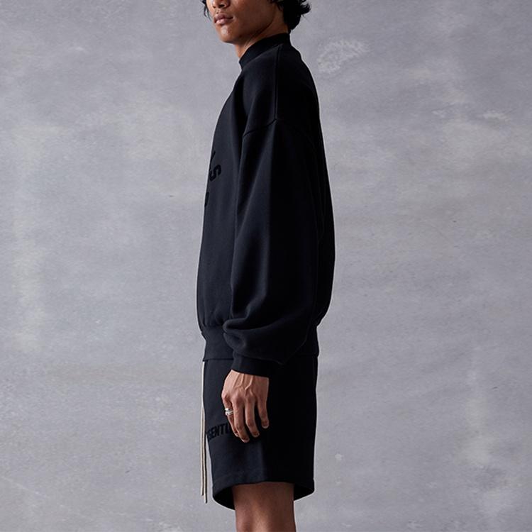 Fear of God Essentials SS23 Crewneck 'Jet Black' Men's 192SP232040F