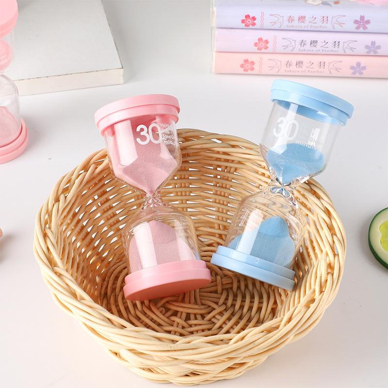 3/5/10/15/30 Minutes Hourglass Sandglass Colorful Sand Timer Flip Sandglass for Home Kid Gift Sand Timer Decoration Sand Clock