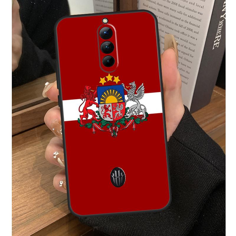 Latvia Flag Case For Nubia Red Magic 6S 7S Pro 6 7 8 9 10 Pro 5G 6R RedMagic 8S 9S 8 9 10 Pro Plus Coque