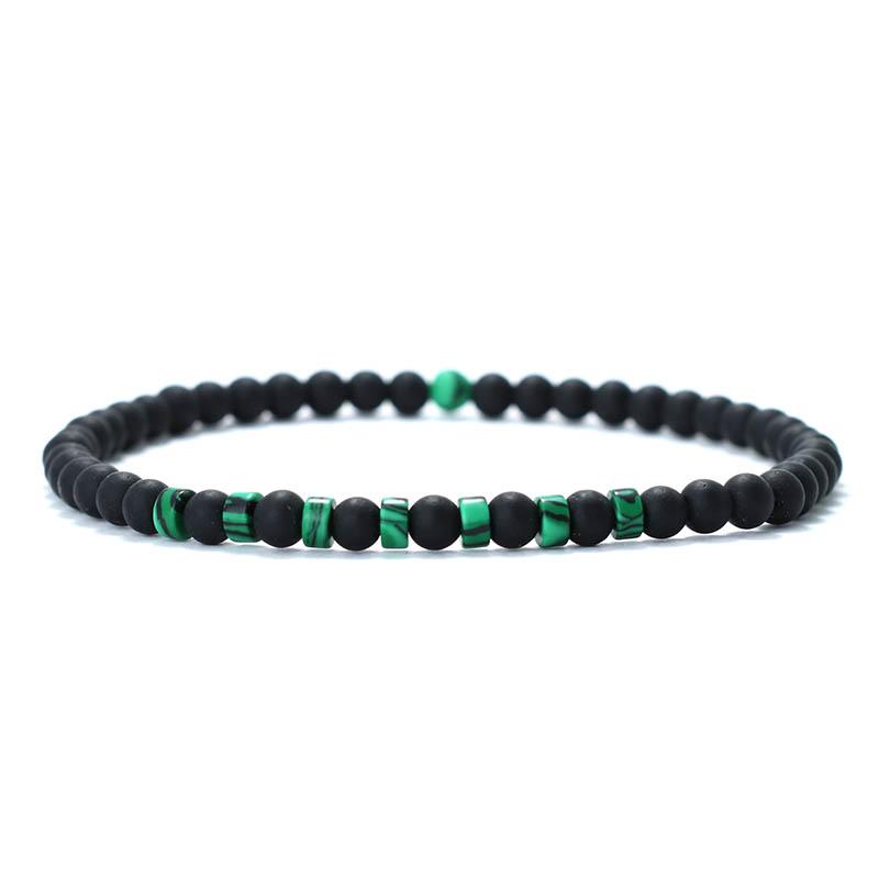 Modna Męska Bransoletka Naturalne Oko Tygrysa Cesarski Mały Kamień Koraliki 4mm Bransoletka Męskie Akcesoria Biżuteria Plażowa Bohemia Pulsera
