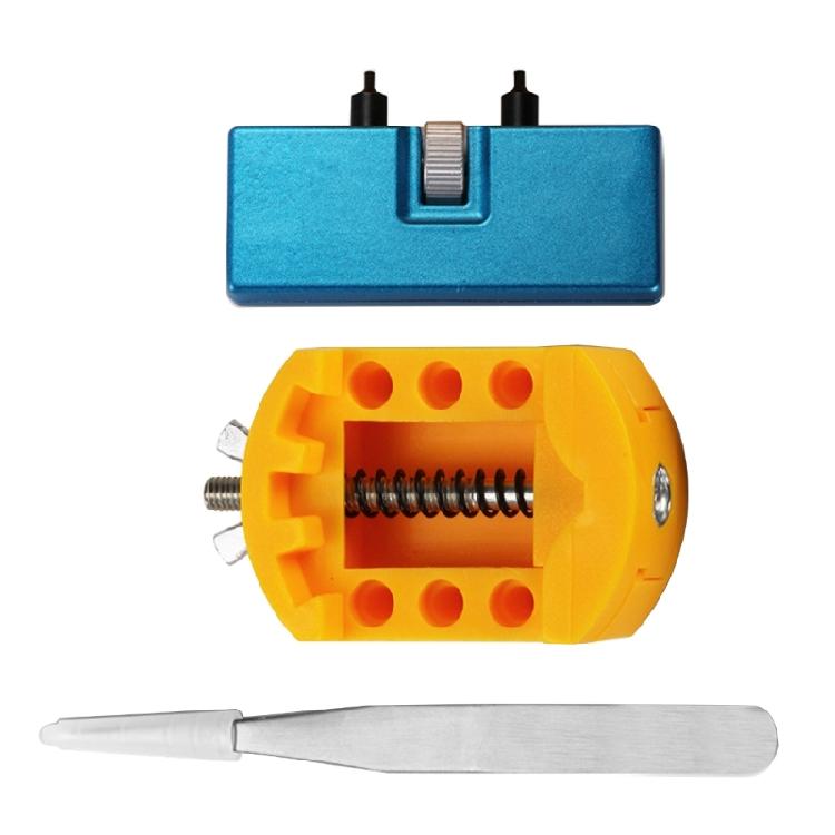 

Watch Battery Replacement Tool Kit Watch Back Remover Opener Tools with Tweezer 1