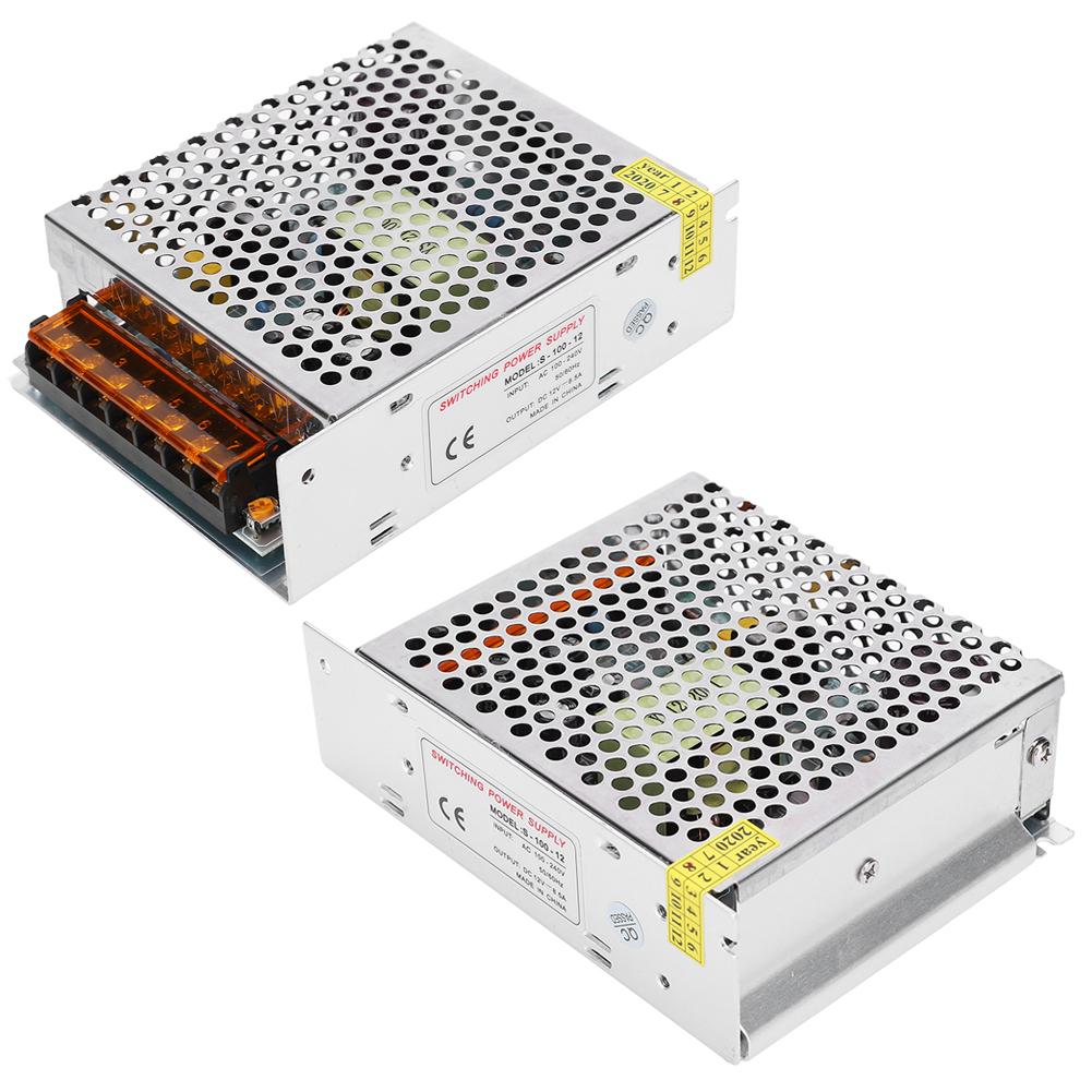 Power Supply Driver Adapter 12V Aluminum Alloy LED Screen Light Bar 3D Printer(S-36-12;12v 3a 36W:AC100-240V )