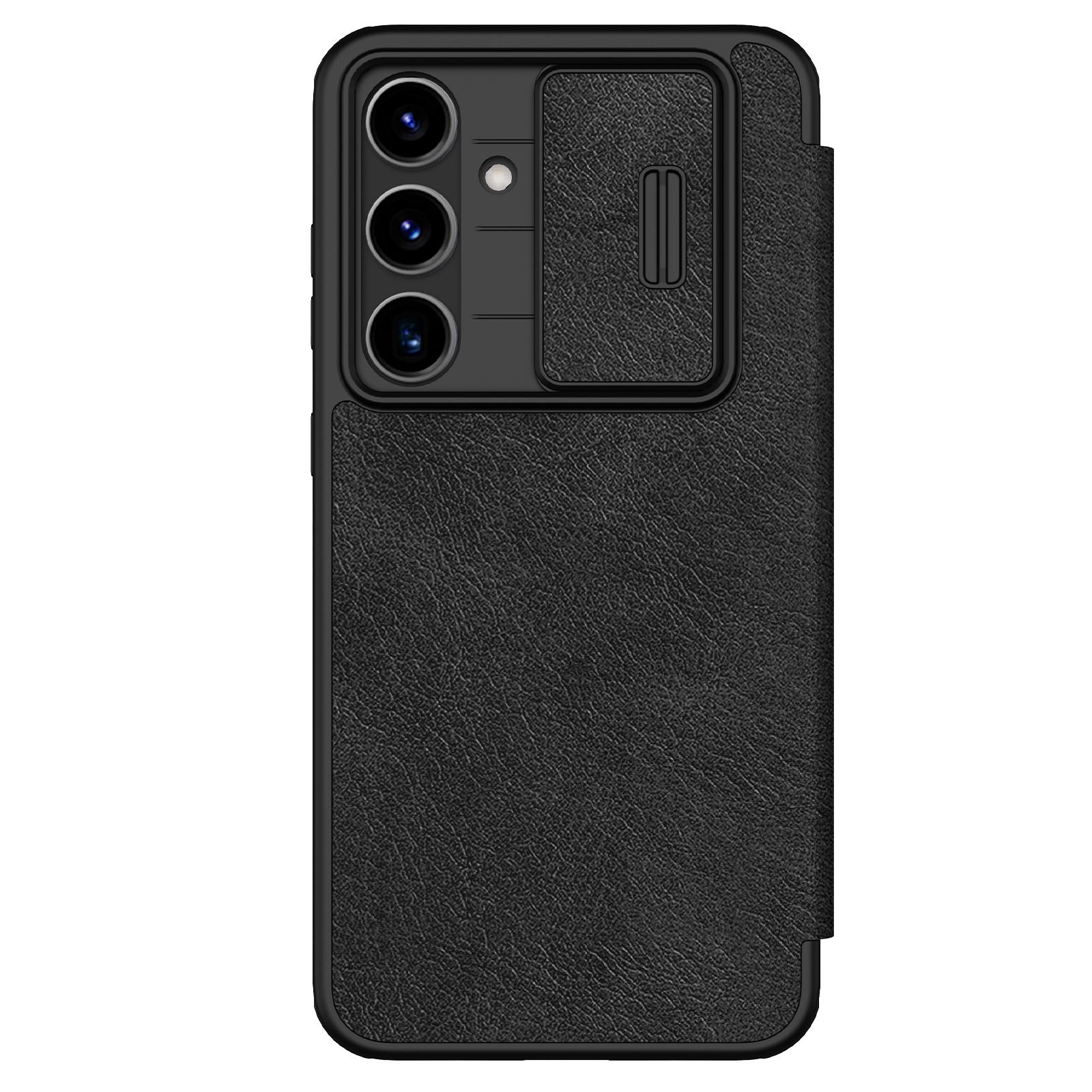 

NILLKIN Qin Pro Series for Samsung Galaxy S24 FE Case with Card Slots Leather Phone Cover A