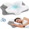 Cervical Neck Pillow - Cooling Pillow for Neck Pain Relief, Ergonomic Contour Side Sleeper Pillow for Sleeping, Orthopedic Memory Foam Pillows for